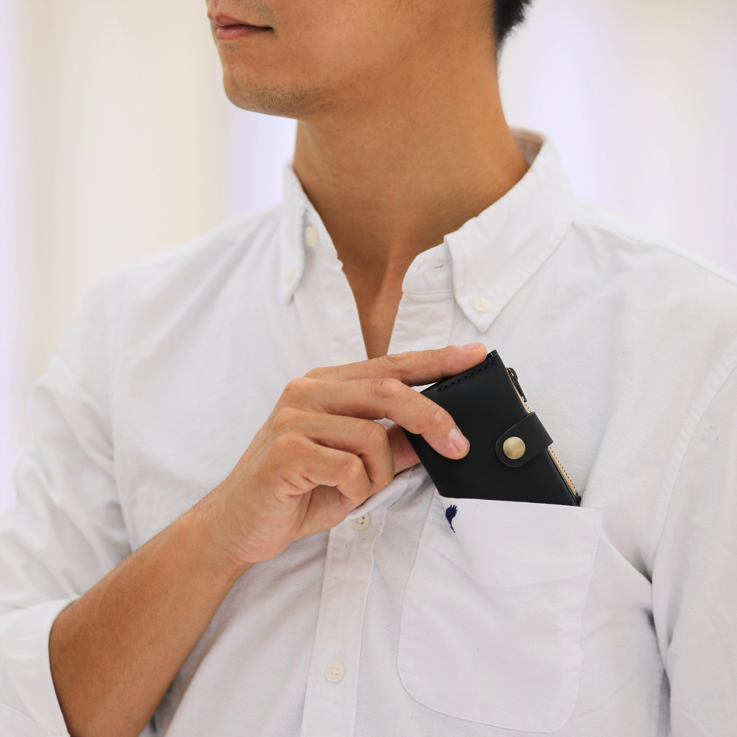 栃木皮革 鑰匙零錢包 STATUSY TAIWAN