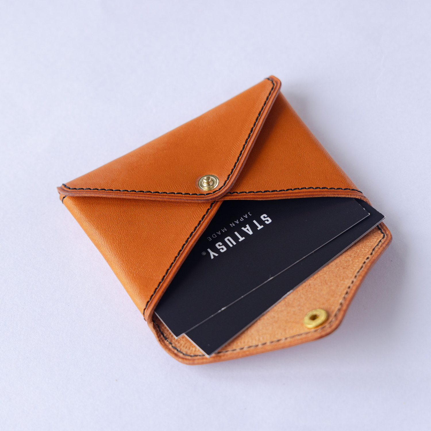 栃木皮革 信封名片夾